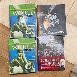 World History and Government Textbooks